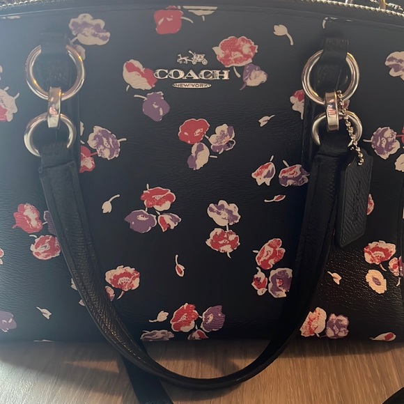 Coach floral crossbody purse - Picture 2 of 5